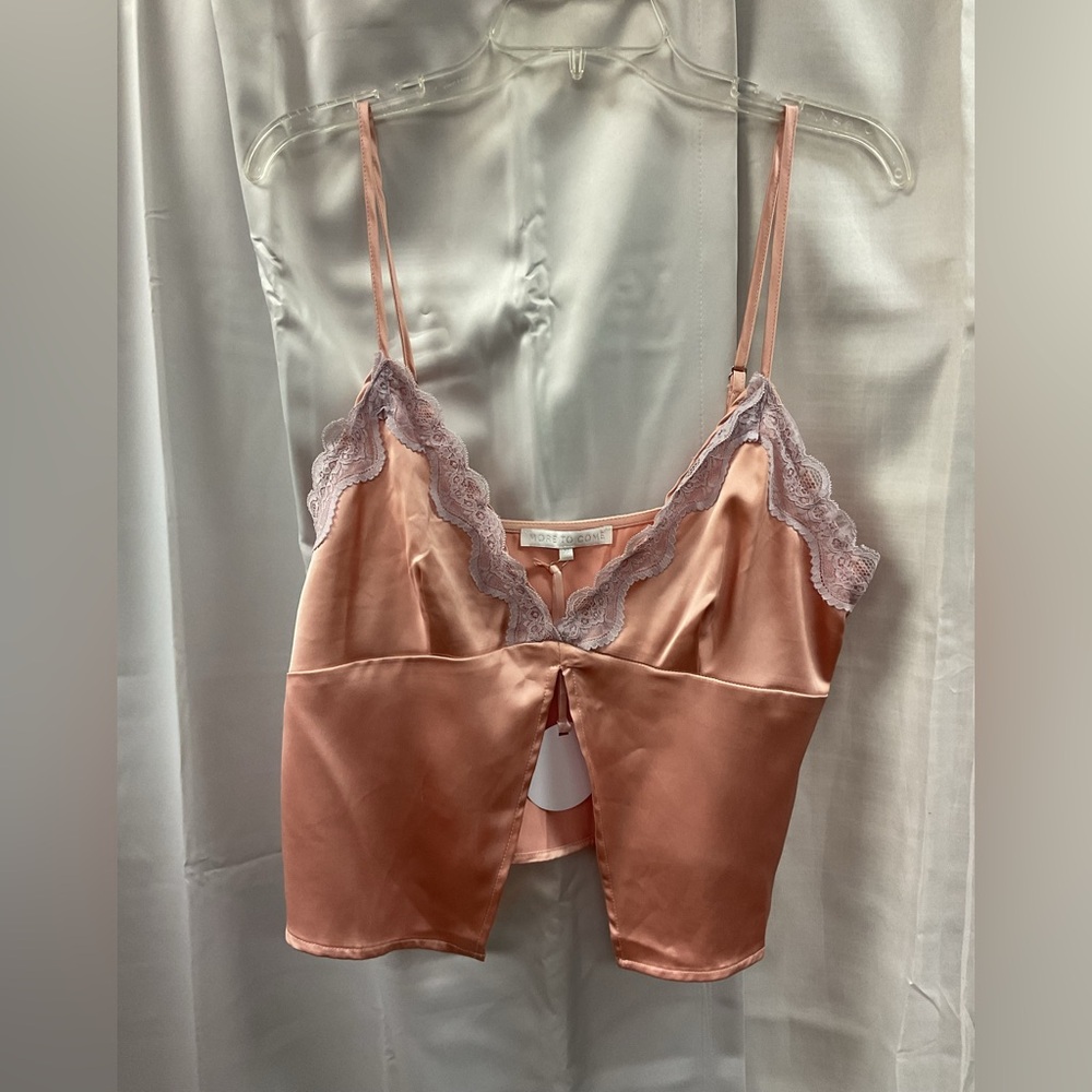 More to Come Hannah Satin Top
